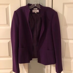 Calvin Klein purple blazer